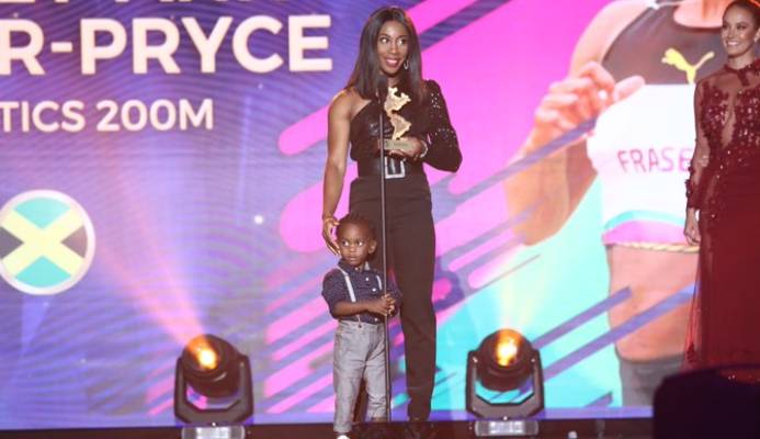Shelly-Ann Fraser-Pryce was among the star athletes honoured at the Panam Sports Awards ©Panam Sports 