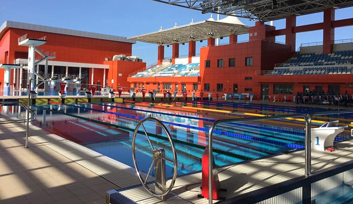 The National Aquatic Centre in Couva is one of the venues due to be used for the 2021 Commonwealth Youth Games in Trinidad and Tobago ©CGF