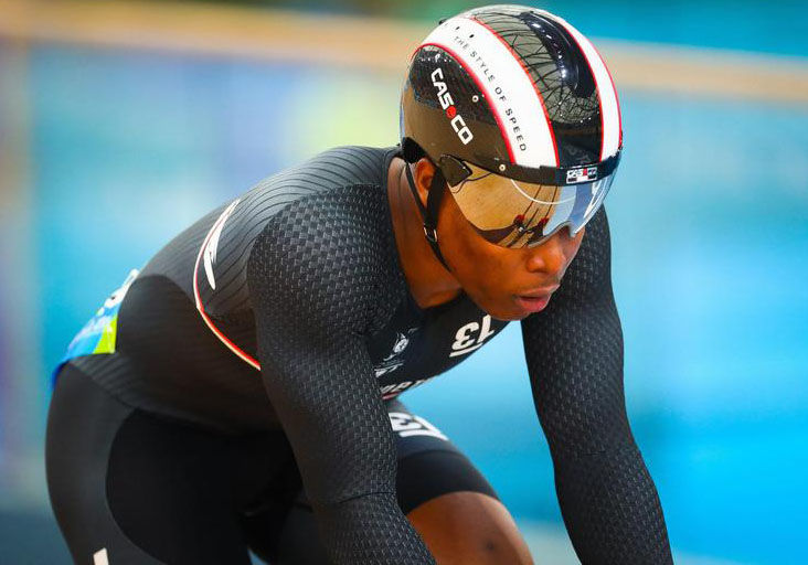 FLASHBACK: File photo shows T&T’s Nicholas Paul as he competed in the Men’s Sprint cycling qualifying, during the 2018 Gold Coast Commonwealth Games, at the Anna Meares Velodrome, in Brisbane, April 2018. --Photo: AFP