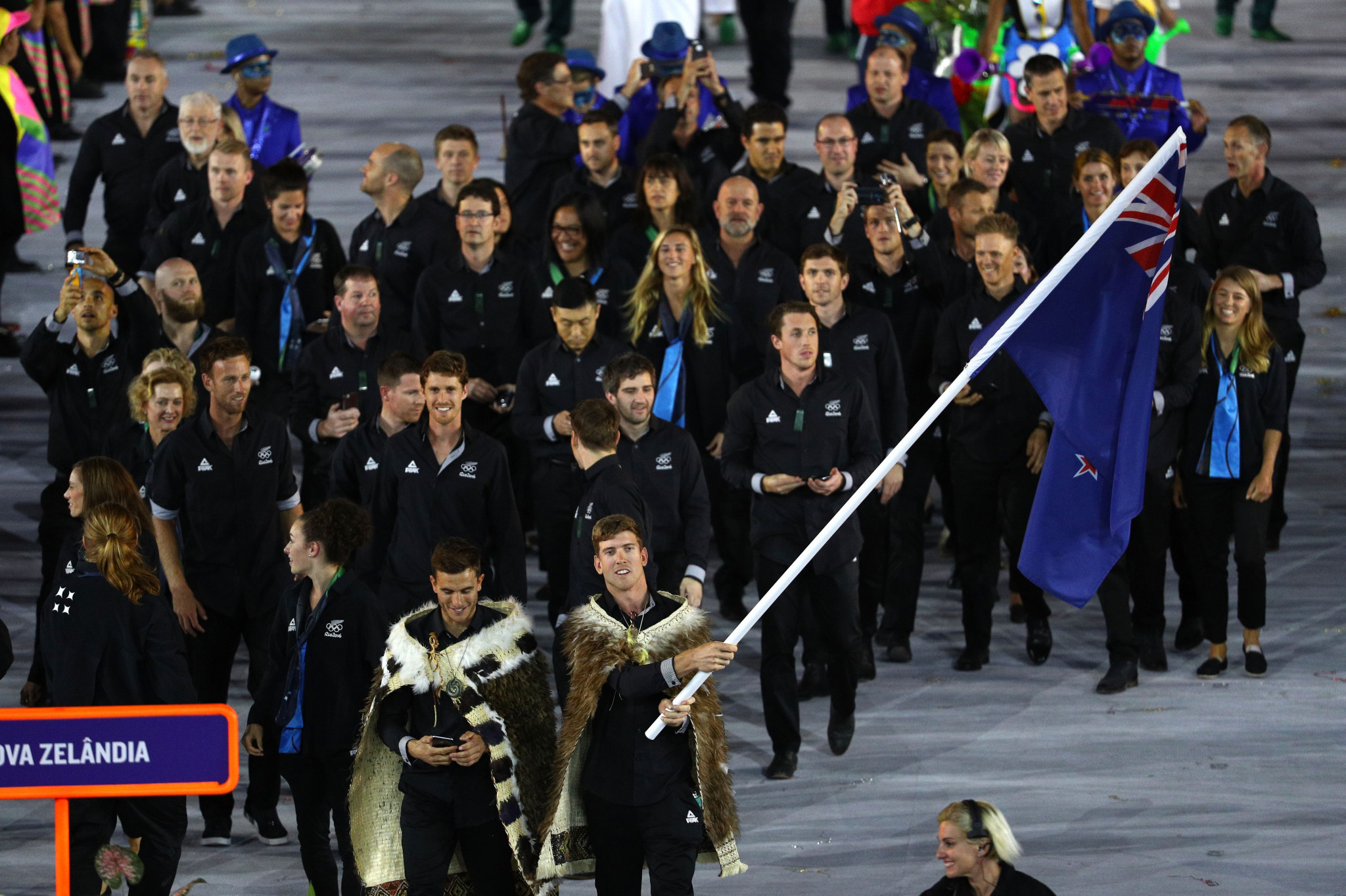 New Zealand sent a team of 199 athletes to the Rio 2016 Olympics, but is set to send between 200 and 220 to the rearranged Tokyo 2020 Games ©Getty Images