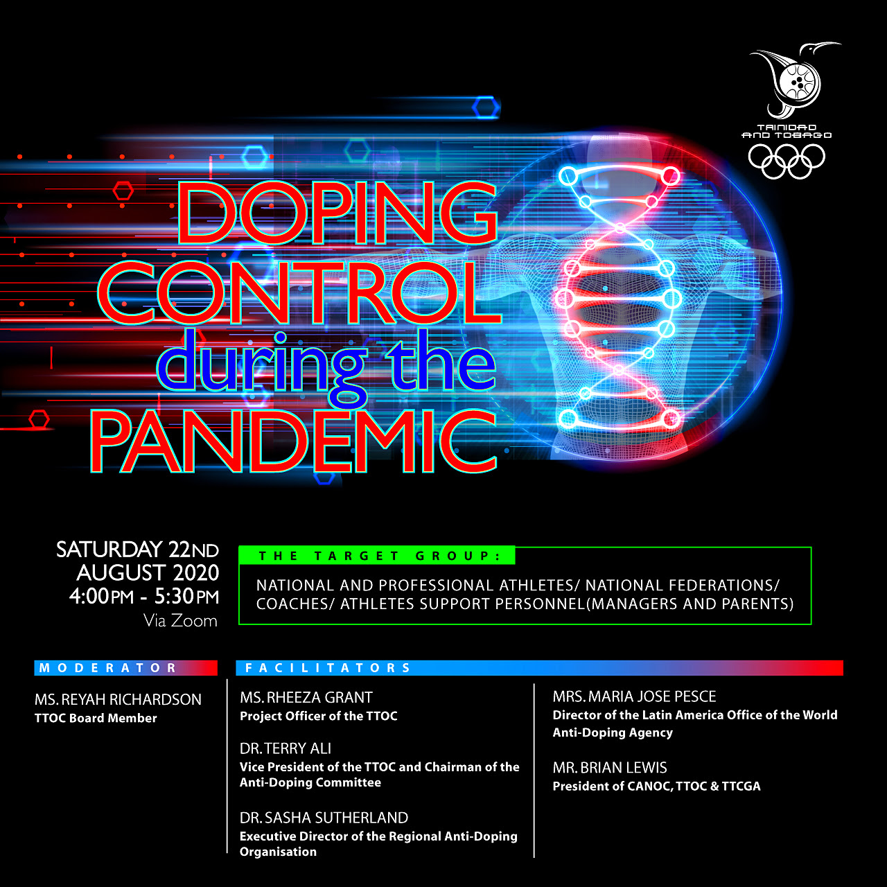  TTOC’s anti-doping webinar tomorrow