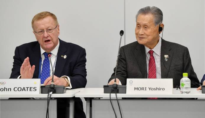 Tokyo 2020 President Yoshirō Mori has dismissed suggestions the Olympic and Paralympic Games could be cancelled ©Getty Images