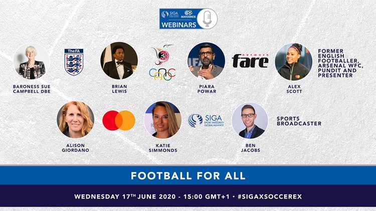 GENDER, DIVERSITY, AND INCLUSION ADDRESSED IN 4TH SIGA-SOCCEREX WEBINAR