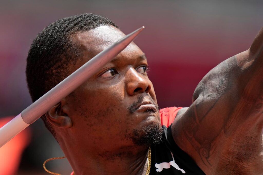 Olympic gold medallist Keshorn Walcott, of Trinidad and Tobago, has been the world's tenth best javelin thrower for 2021. - AP
