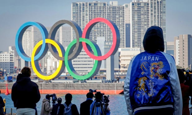 Two hundred days before the scheduled start of the Olympics, Japan’s borders remain shut. Photograph: Kim Kyung-Hoon/Reuters