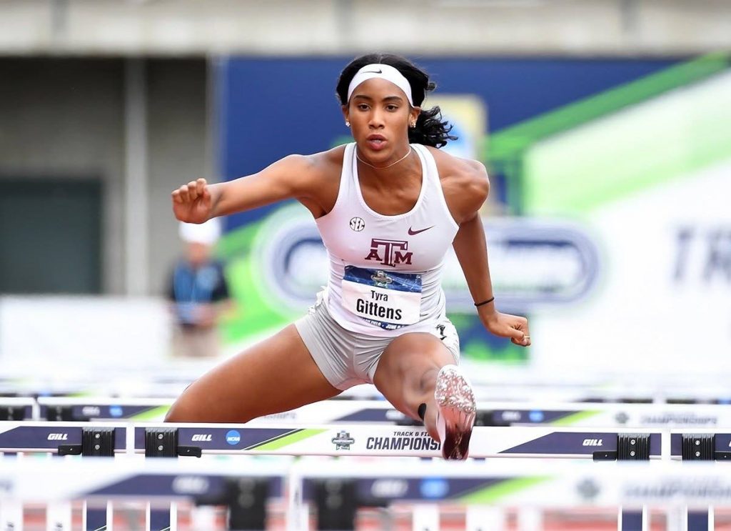 US-based TT track and field athlete Tyra Gittens is currently ranked third in the world in the hepthalon. - Photo via Texas A&M University