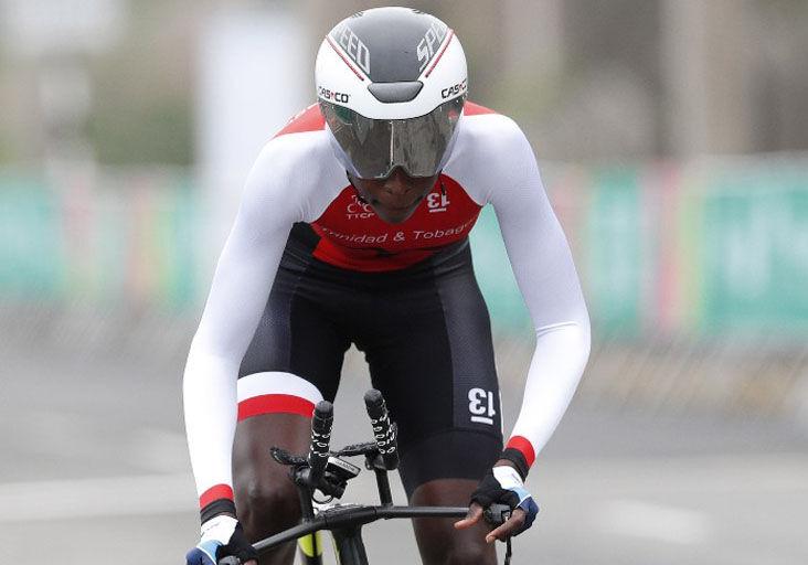 ALREADY QUALIFIED FOR OLYMPICS: Road cyclist Teniel Campbell. —Photo: AP
