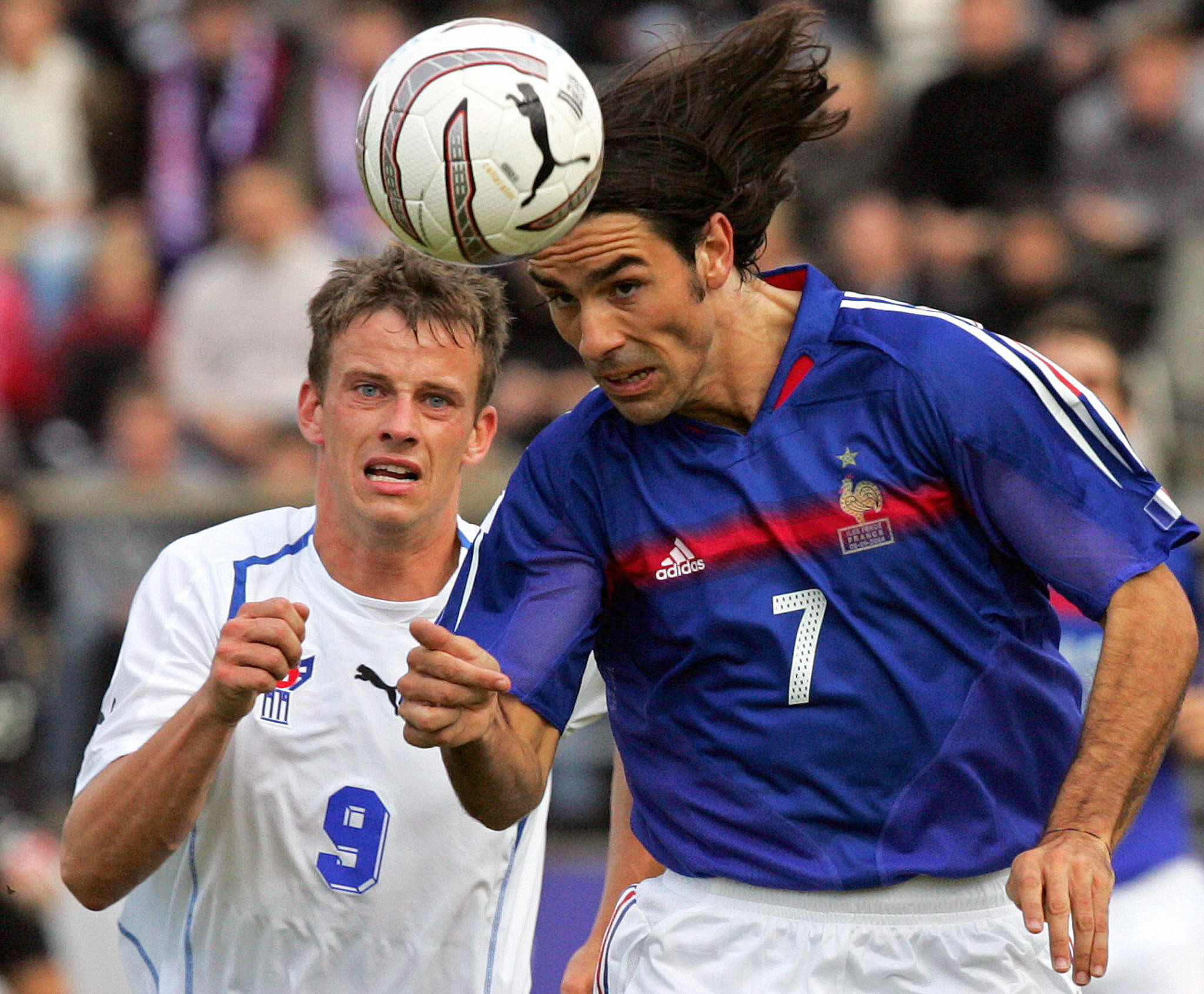 Robert Pires, right, won football's World Cup and European Championships playing for France ©Getty Images