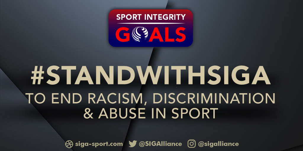 #STANDWITHSIG to end racism, discrimination & abuse in sport