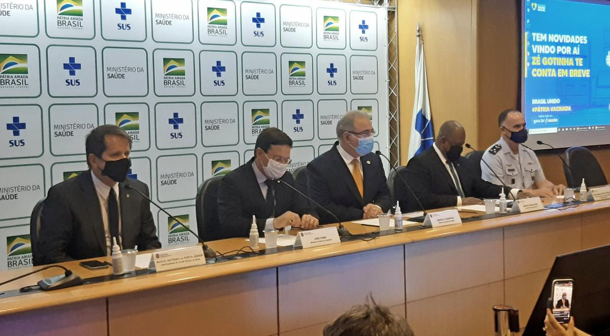 The Brazilian Olympic Committee announcement that the IOC's offer of supplying vaccines for Tokyo 2020-bound athletes and officials and additional citizens had been taken up took place in Brasilia ©COB