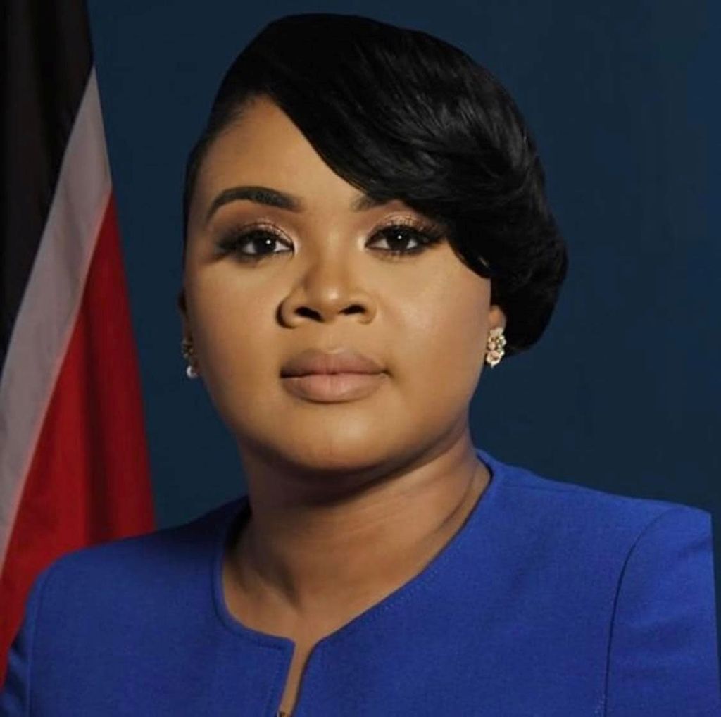 Minister of Sports and Community Development Shamfa Cudoe. (Image obtained at guardian.co.tt)