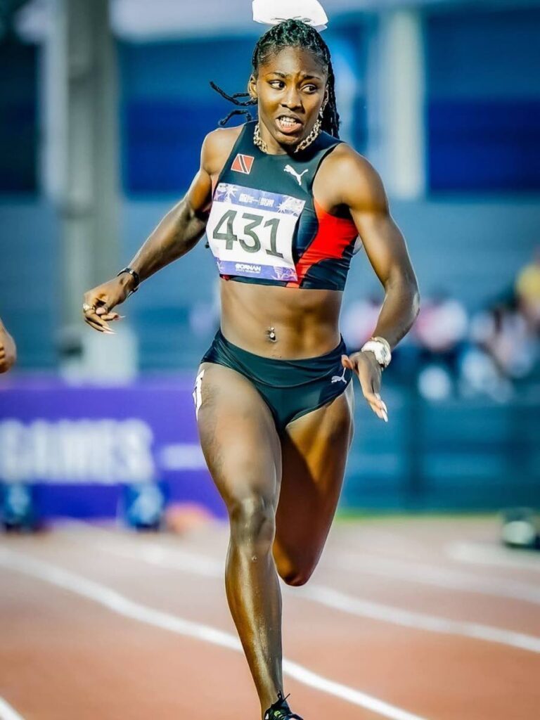 TT’s Shaniqua Bascombe sprint to glory in the women’s 100-metre final at the 2025 Junior Pan American Games in Asuncion, Paraguay, August 19. Photo courtesy NAAATT - (Image obtained at newsday.co.tt)