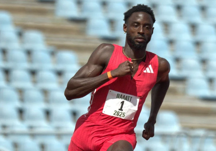 2022 CHAMPION:  Jereem “The Dream” Richards.   —Photo: DENNIS ALLEN for   @TTGameplan (Image obtained at trinidadexpress.com)