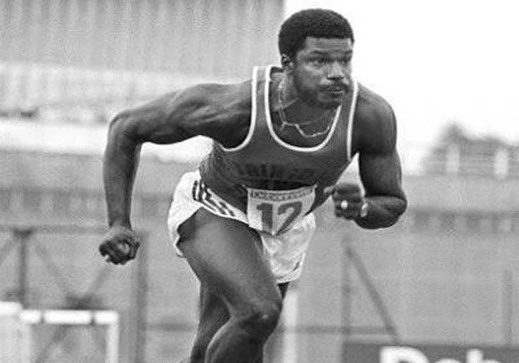 HISTORY-MAKER: Hasely Crawford in action. (Image obtained at trinidadexpress.com)