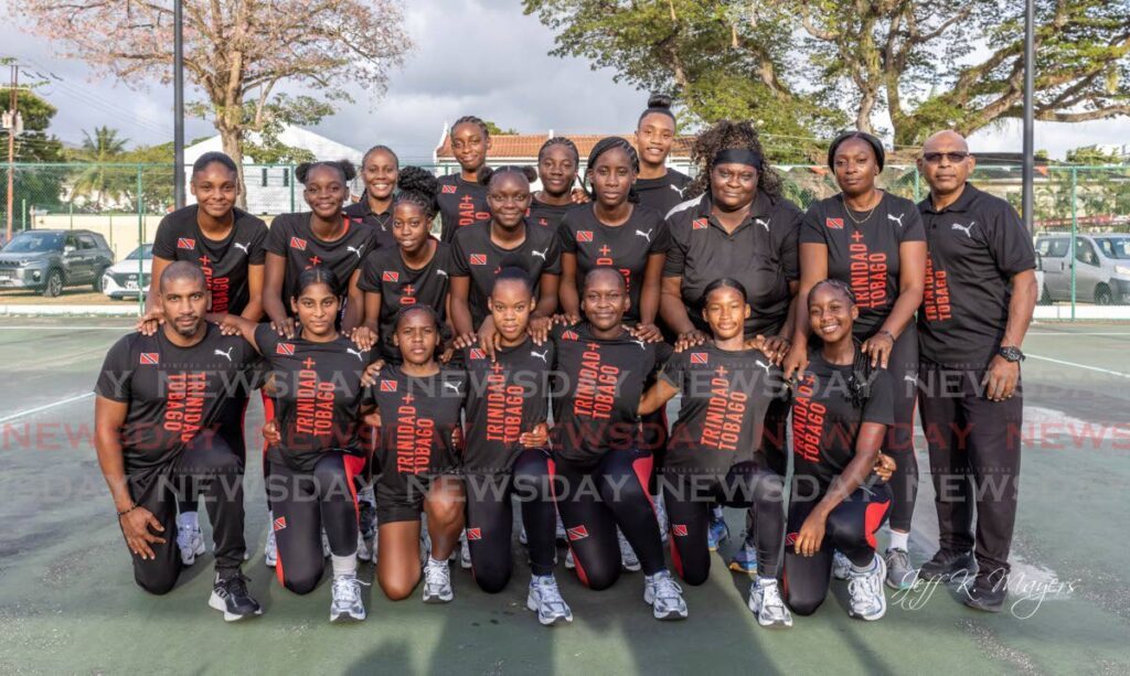 The Trinidad and Tobago Girls U16 netball team. - Photo by Jeff K Mayers (Image obtained at newsday.co.tt)